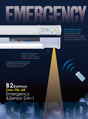 Fanxstar ఇన్నోవేటివ్ ఎమర్జెన్సీ లైటింగ్ సొల్యూషన్: Bridgelux K24 2-in-1 ఇంటెలిజెంట్ ఎమర్జెన్సీ LED డ్రైవర్ పవర్ సప్లై